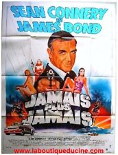 JAMAIS PLUS JAMAIS Affiche Cinéma 160x120 Movie Poster JAMES BOND SEAN CONNERY