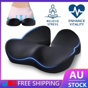 Coccyx Orthopedic Memory Foam Seat Cushion Back Pain Relief Chair Pillow - Picture 1 of 15