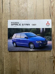 97-06 MITSUBISHI SPACESTAR OWNERS HANDBOOK MANUAL ONLY 2001 Ref13431 - Picture 1 of 7