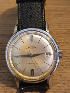 Vintage Nisus automatic men's watch date at 3  - Bild 1 von 5