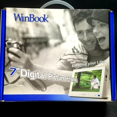 WinBook Digital Photo 7" Picture Frame JPEG Display - Image 1 of 4
