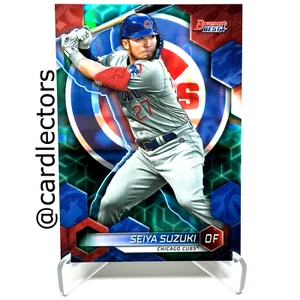 2023 Topps Bowman's Best Baseball SEIYA SUZUKI #12 Aqua Refractor SP /199 CUBS - Bild 1 von 3
