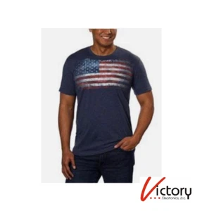 NUOVA T-Shirt Uomo Galt USA Signature American Collection Bandiera Grafica | XXL Navy - Foto 1 di 8