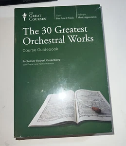 NEW SEALED GREAT COURSES  8 DVDs, BOOK:30 GREATEST ORCHESTRAL WORKS MUSIC - Picture 1 of 2