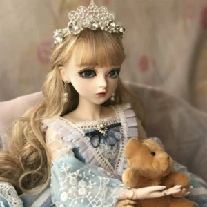 Muñeca 1/3 BJD 60 cm bola articulada niña niños hágalo usted mismo juguete regalo de cumpleaños 24" muñecas BJD - Imagen 1 de 4