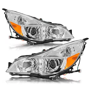 For 2010-2014 Subaru Outback Legacy Projector Headlights Headlamps Assembly L+R - Picture 1 of 7