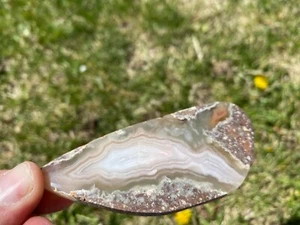 DIG-N-UTAH: COVE FORT THUNDER EGG POLISHED SLAB PARALLAX AGATE UTAH RARE #C58 - Picture 1 of 2