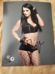 WWE Paige (Saraya) Autogramm 8x10 Foto mit Wizard World Letter Authentication. - Bild 1 von 4