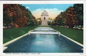 McKinley Monument Lagune Canton Ohio Postkarte unbesendet - Bild 1 von 2