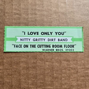 NITTY GRITTY DIRT BAND I Love Only You JUKEBOX STRIP Schallplatte 45 U/min 7" - Bild 1 von 1