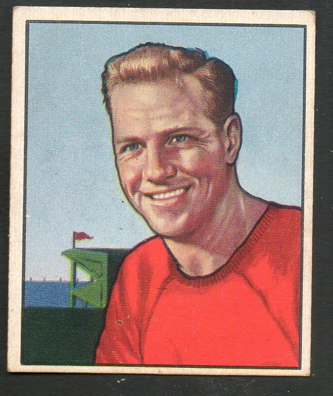1950 Bowman Football Card #106 Ed Carr-San Francisco 49ers Ex Card - Image 1 of 1