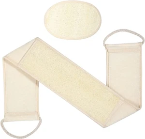 2Pcs Natural Loofah for Women, Long Back Loofah 8X70Cm- Body Face Loofah Scru... - Picture 1 of 12