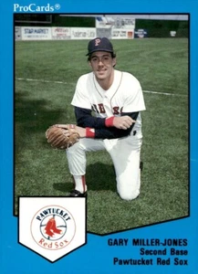 1989 ProCards Pawtucket Red Sox GARY MILLER JONES RC RED SOX - Picture 1 of 2