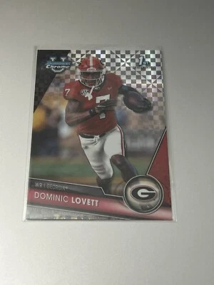 2023 Bowman University Chrome Dominic Lovett X-Fractor Refractor Rookie RC #64 - Image 1 of 2