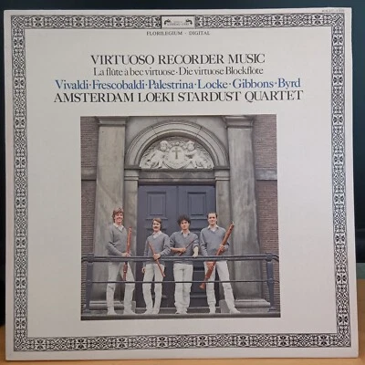 Amsterdam Loeki Stardust Quartet ‎– Virtuoso Recorder Music -LP record excellent - Image 1 of 3