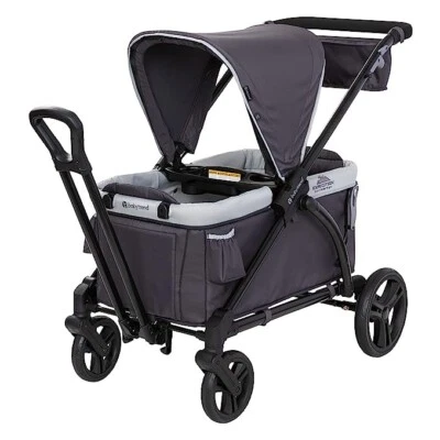  Baby Trend Expedition Ultra Black Stroller Wagon 2-in-1 - Image 1 of 4