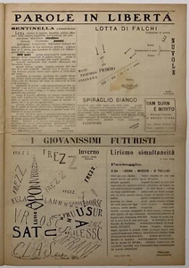 L’ITALIA FUTURISTA A.2 N°4 MARZO 1917 SETTIMANALE DIRETTO DA GINNA - SETTIMELLI - Picture 1 of 10