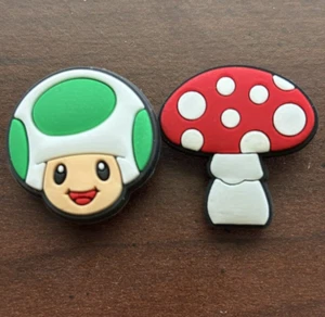 2 Super Mario Characters Shoe Decoration Charms - Picture 1 of 3