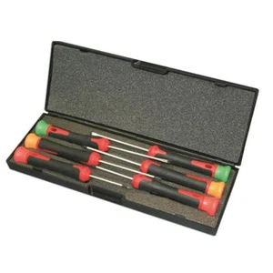 Ega Master Microtronic 6 Piece Precision Screwdriver Set, Slotted, Philips, Pozi - Bild 1 von 1
