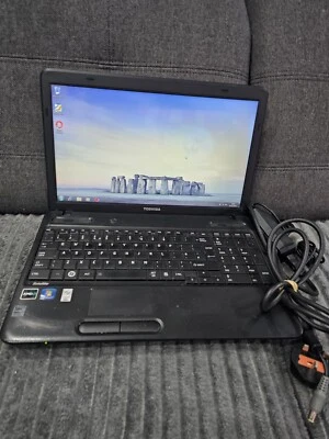 J664 Toshiba C650D-12C Win 10 15.6" Laptop AMD V120 2.20ghz 3gb Ram 128gb Ssd - Image 1 of 4