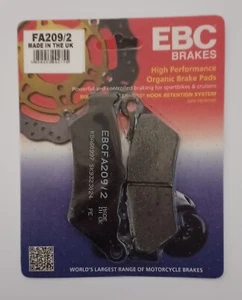 EBC Organic FRONT Disc Brake Pads 1 Set Fits APRILIA MOTORRAD 6.5 95 to 01 - Picture 1 of 5