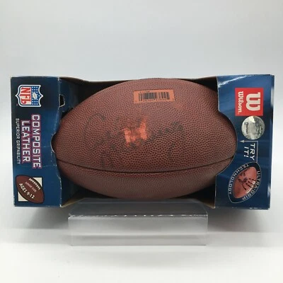 Archie Manning Ole Miss N.O. Nuevo fútbol americano oficial firmado por los Saints Wilson NFL Foto 1 de 4