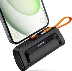 MINI POWER BANK 5000mAh BATTERIA ESTERNA COMPATTA PORTATILE POWER BANK - Foto 1 di 7