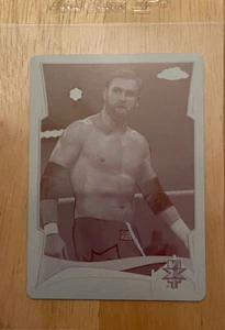 Scarce 2014 Topps WWE NXT #16 Sami Zayn Magenta Printing Plate 1 Of 1 Rookie RC! - Picture 1 of 2