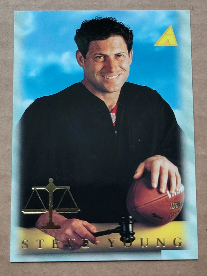 Steve Young 1995 Pinnacle Law Football Card #192 - Image 1 of 4