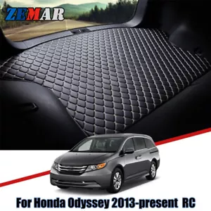 Bandeja de maletero alfombrilla de maletero trasero forro de carga de cuero para Honda Odyssey RC 2013-21 - Imagen 1 de 16