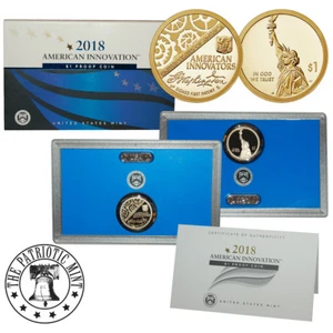 2018-S American Innovation $ 1 Proof Münze (OGP/COA) - Bild 1 von 4