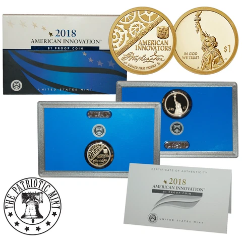 2018-S American Innovation $1 Proof Coin (OGP/COA) Cover