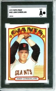 1972 Topps #403 John Cumberland 6 card progressive proof. 66a - Picture 1 of 9