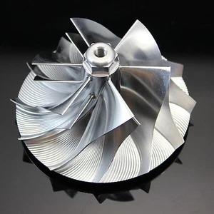 94~03 Ford Powerstroke 7.3L GTP38 Turbo Billet Compressor Wheel 66/88-94 6+6 - Bild 1 von 5