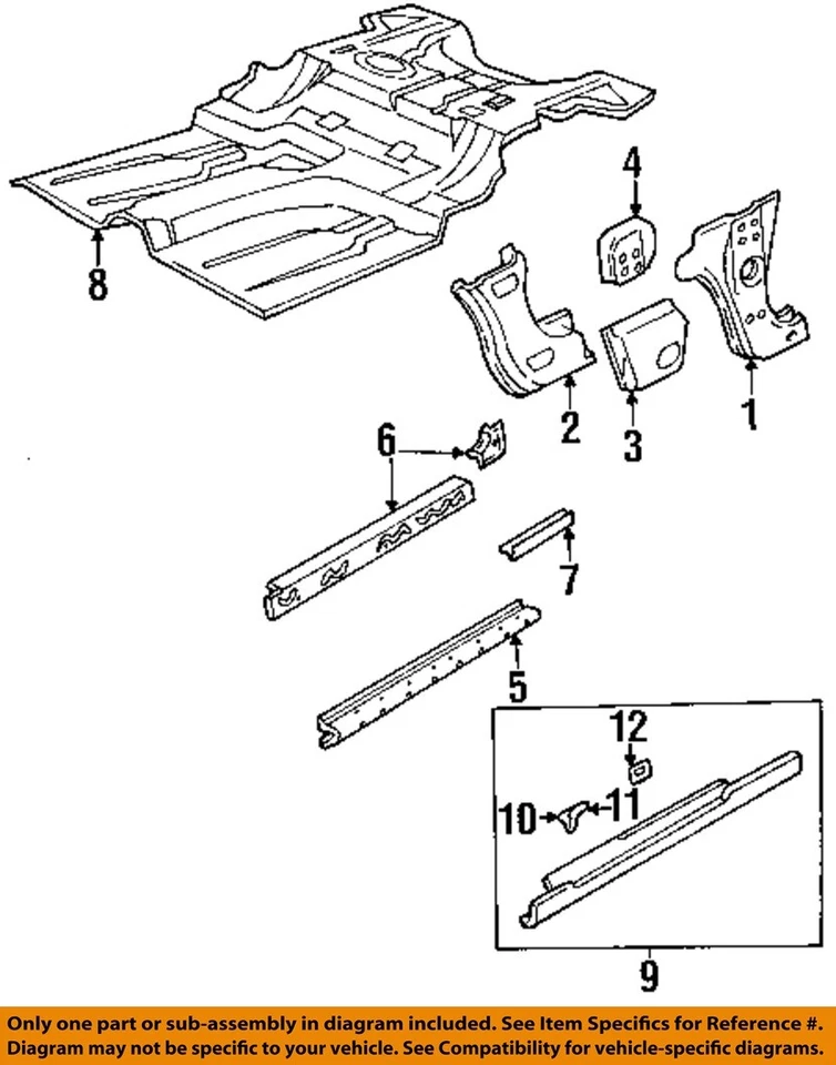 Retenedor de moldeo basculante exterior GM OEM 16616546 Foto 1 de 1