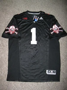Nebraska Cornhuskers #1 Men's XL Blackshirts Alternate Twill Football Jersey - Picture 1 of 7