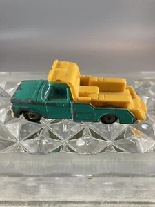 Vintage Corgi Juniors Teal Yellow Ford Camper Truck HO Diecast/Plastic Truck - Picture 1 of 6
