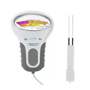 Digital Water Quality Measurer Meter Swimming Pool Spa PH/CL2 Chlorine Tester - Picture 1 of 7