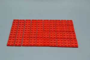 LEGO 40 x Basisplatte 2x3 rot red basic plate 3021 302121 - Bild 1 von 2