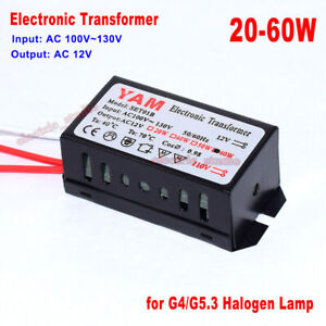 AC 110V to AC 12V Electronic Transformer Halogen Light 60W/80W/105W/120W/160W