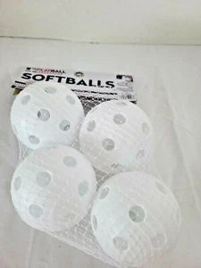 Franklin Sports- MLB Playball 90mm Plastic 4 pack White balls - Picture 1 of 4