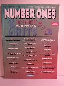 Number Ones,Contemporary Christian 25 Hits,Medium Voice Range,Piano,Guitar,Vocal - Picture 1 of 2
