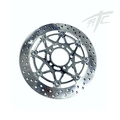 GSXR1000 CHROME PLATED OEM FRONT BRAKE ROTOR DISC 2003-2004 SUZUKI GSXR1000 — 第 1/3 张图片