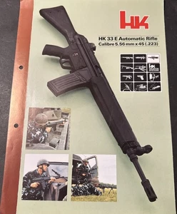HK 33E Automatic Rifle Sales Brochure 5.56 - Picture 1 of 7