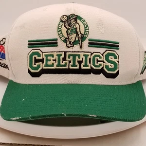 Boston Celtics The 1984 NBA Finals SnapBack Distressed Hat Cap Mitchell & Ness - Picture 1 of 15