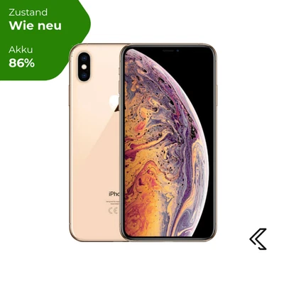 Apple iPhone XS Max 256GB Gold, Wie neu - Refurbished, 24 Monate Garantie - Bild 1 von 4