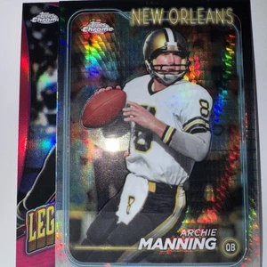 **ARCHIE MANNING**2024 Topps Chrome Archie Manning Came Wave SSP SAINTS LEGEND! - Bild 1 von 20