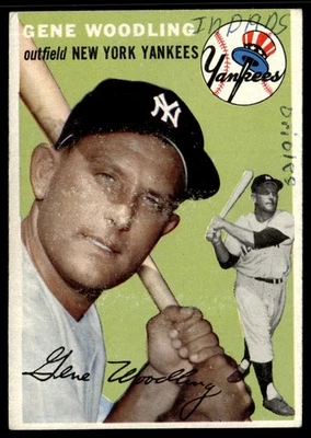 1954 Topps Gene Woodling New York Yankees #101 Foto 1 de 2