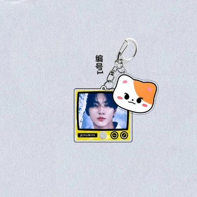 Koreanischer Schlüsselanhänger Charm Anhänger Tier Acryl Mode Accessoire - Bild 1 von 4