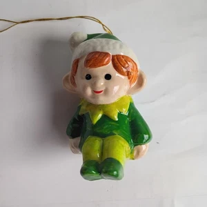 Adorno Elfo Cerámica Verde - Imagen 1 de 6